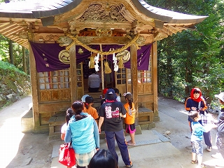 GreenGiftプロジェクト 金持神社参拝