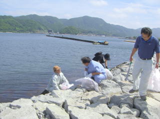 沿岸清掃