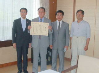 平井知事　環境省伝達式